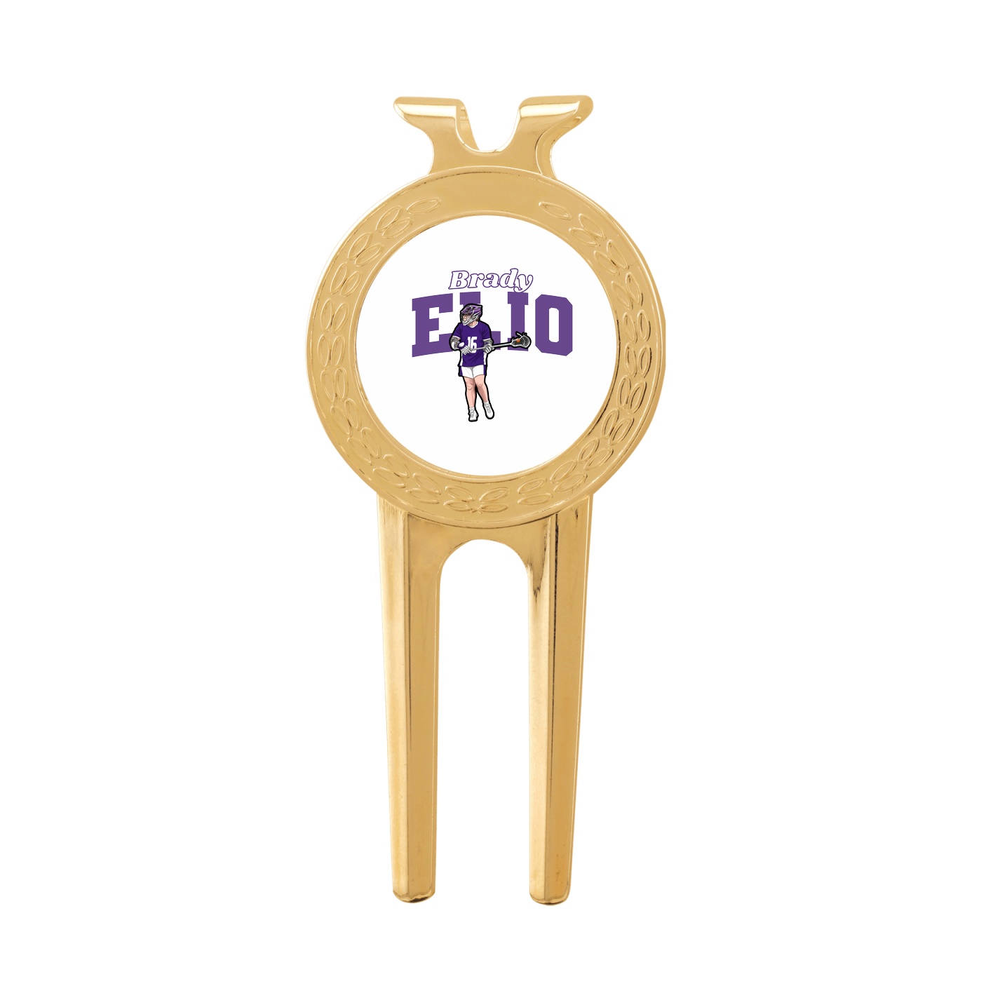 Divot Tool with Ball Marker — Name Arch in Classic