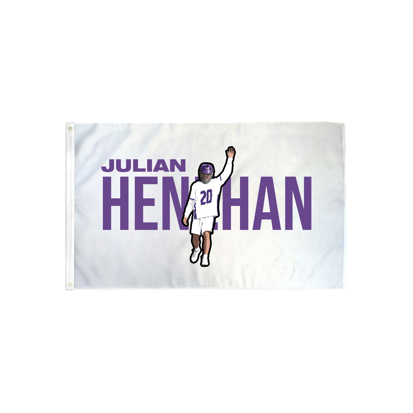 3x5 Flag — Player Name in Classic