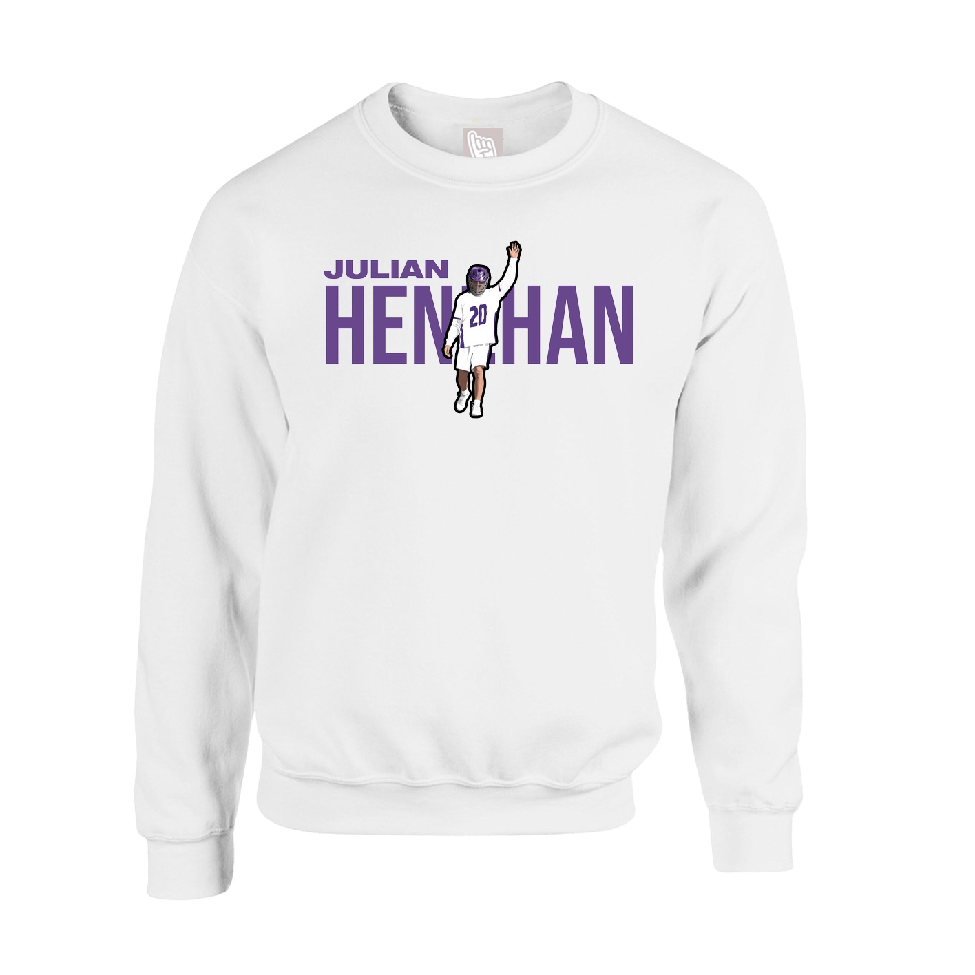 Fleece Crew — Player Name in White