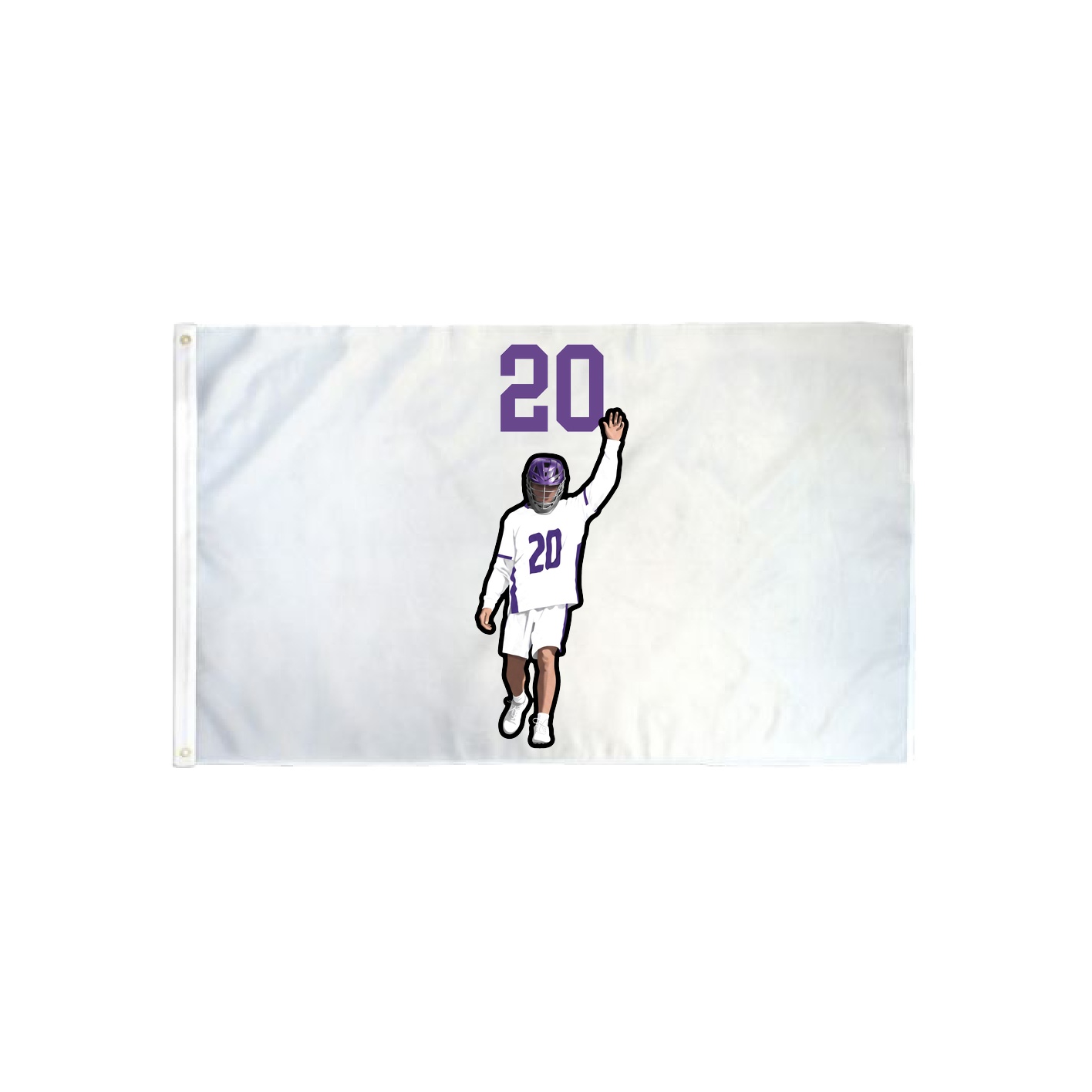 3x5 Flag — Number Top in Classic