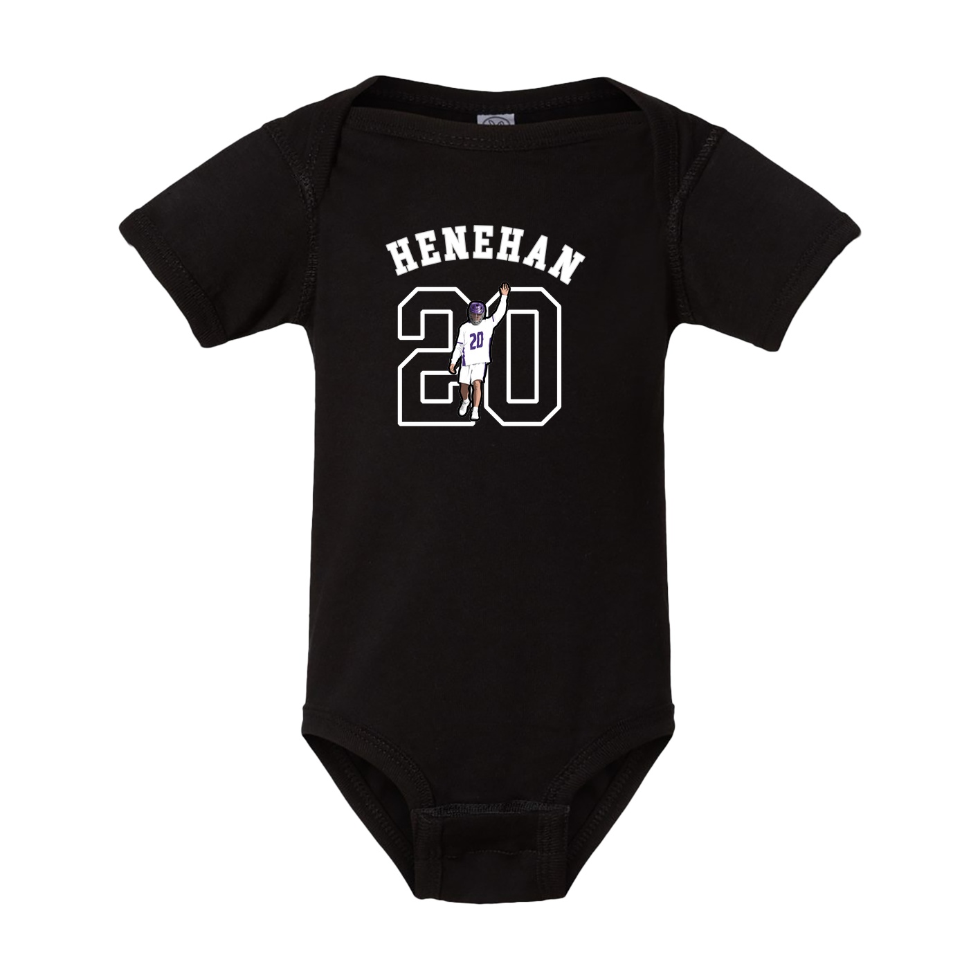 Baby Onesie — Shirsey Arch in Black