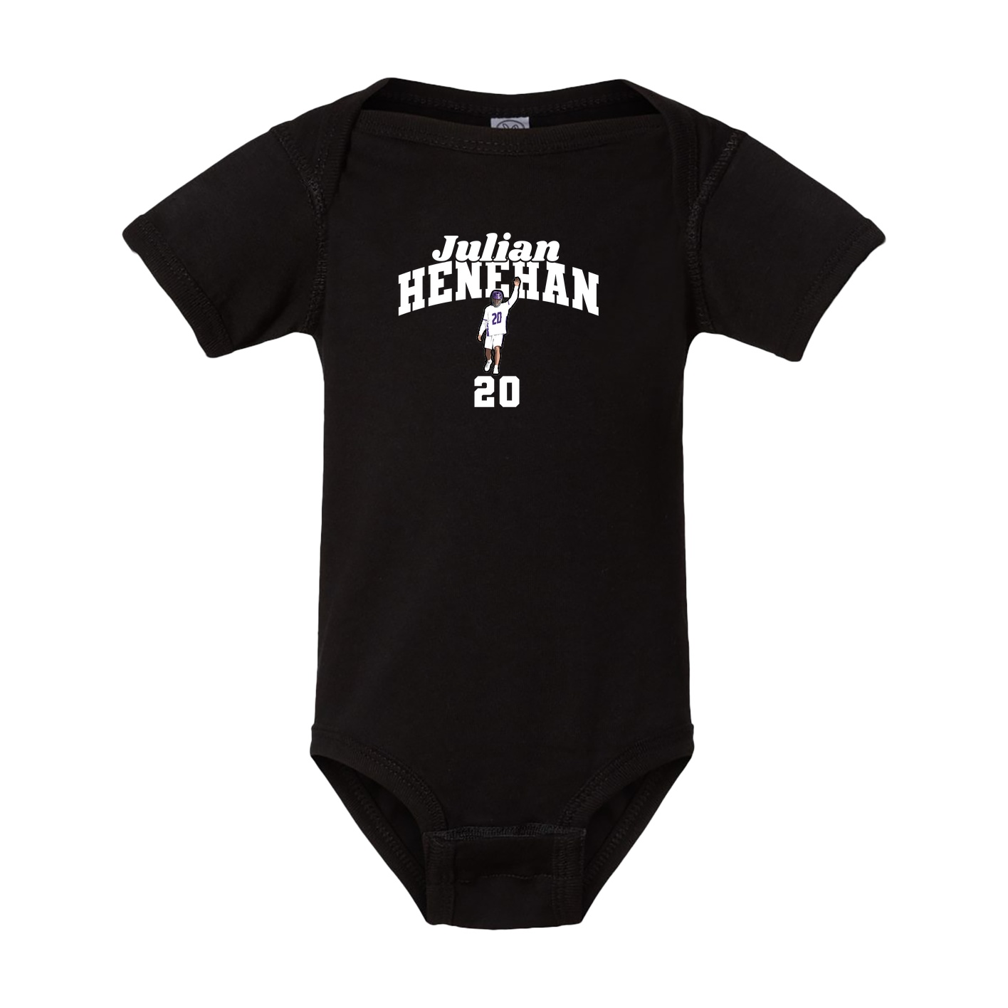 Baby Onesie — Signature Arch in Black