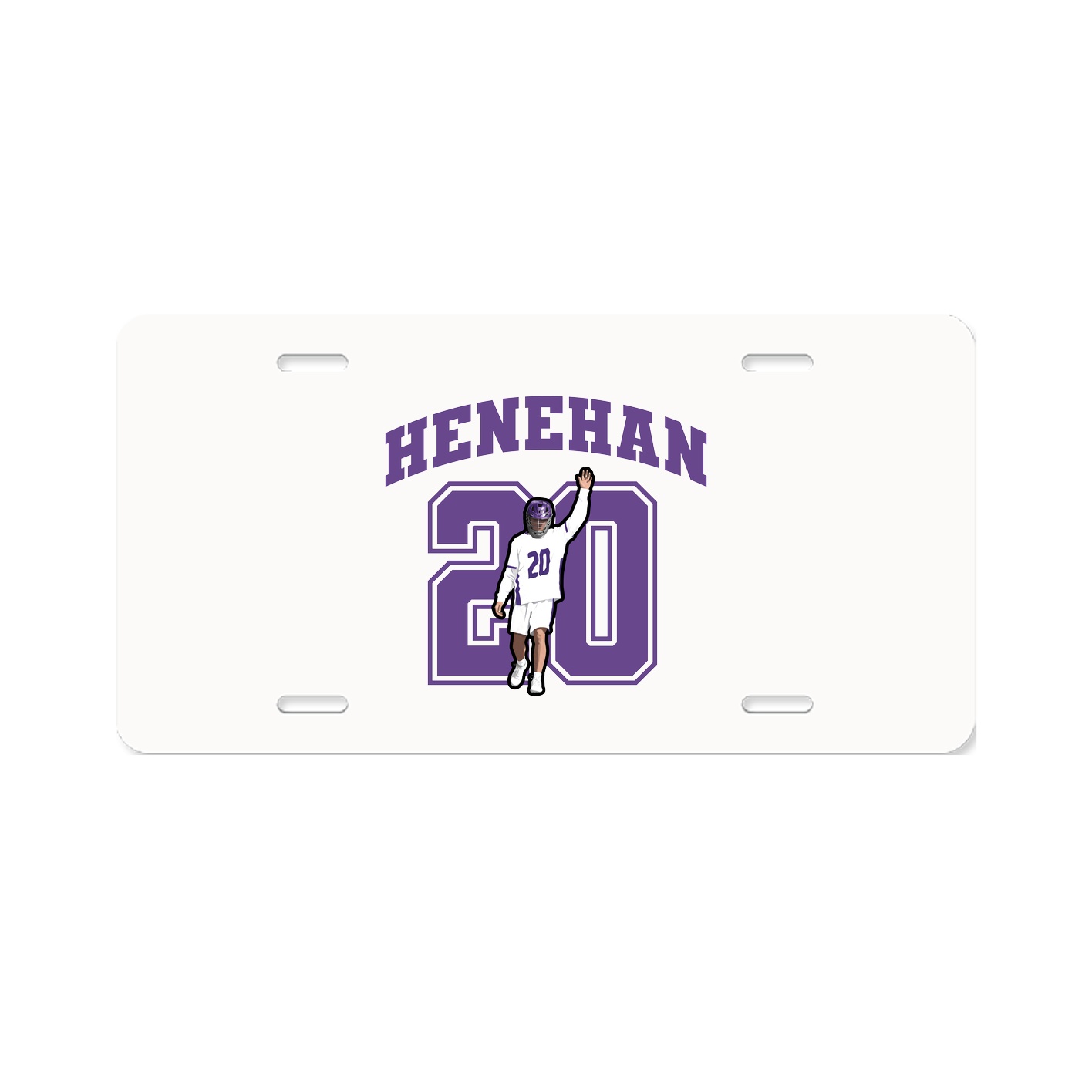 License Plate — Number in Classic