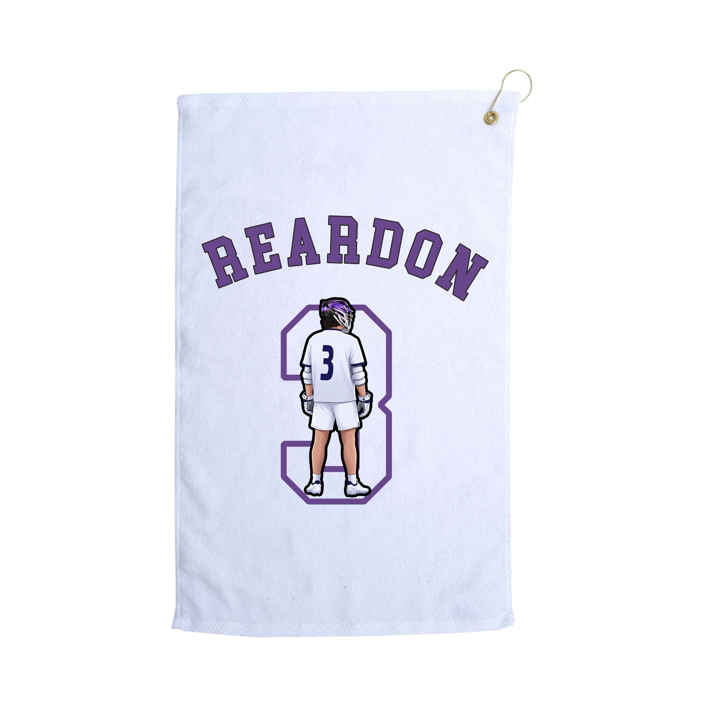 Golf Towel — Shirsey Arch in White