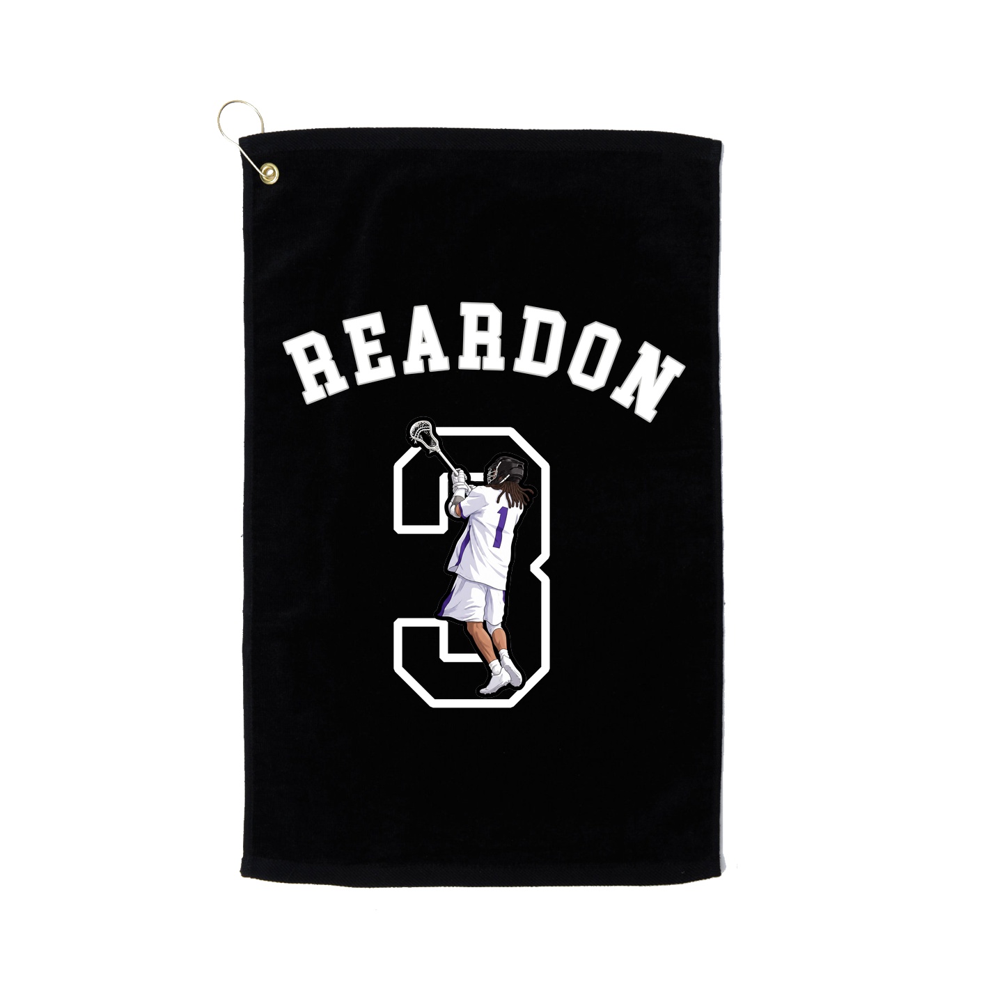Golf Towel — Shirsey Arch in Black
