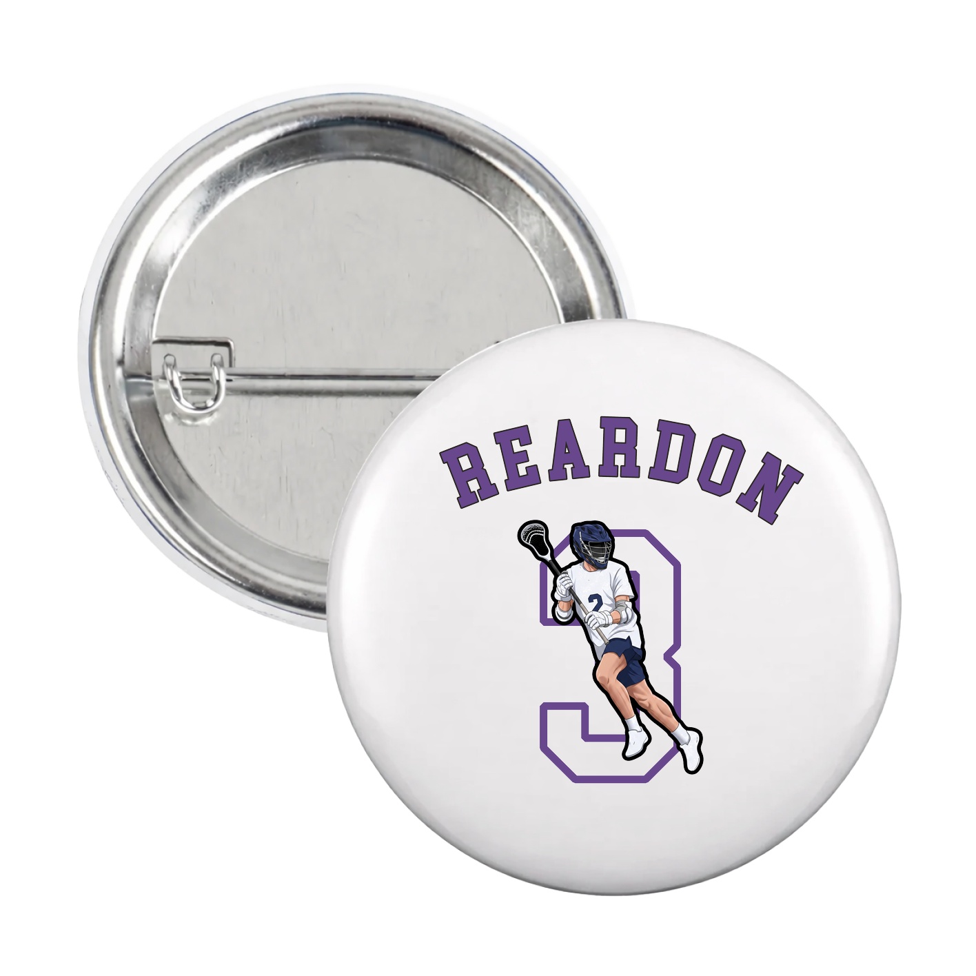 Game Day Button — Shirsey Arch in White