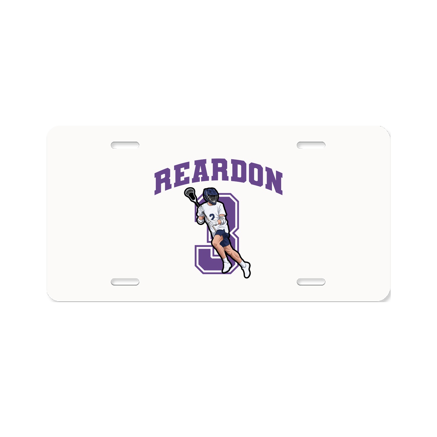License Plate — Number in Classic