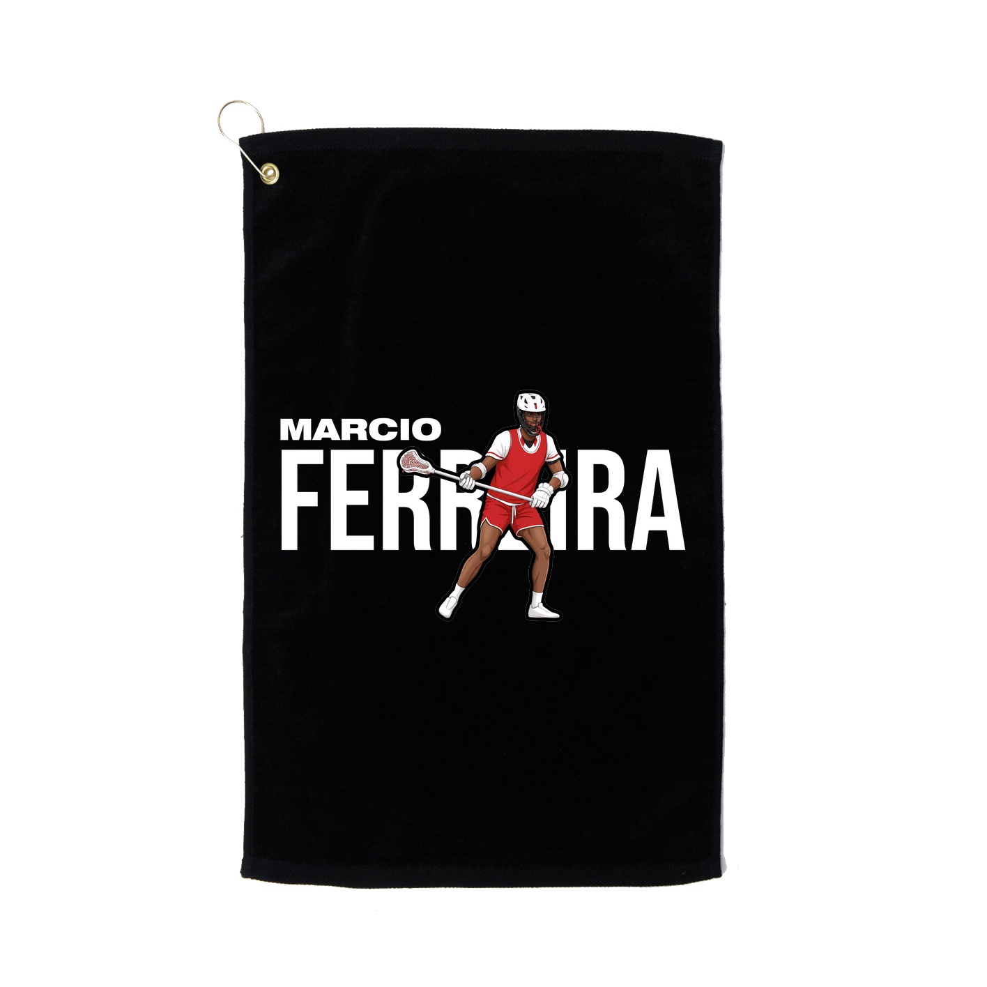 Golf Towel — Player Name in Black