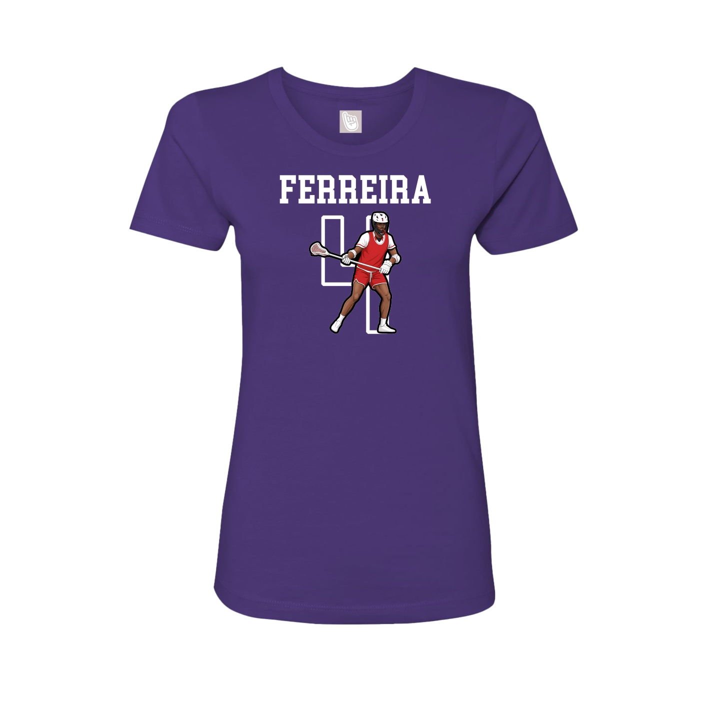 Fitted Women's Tee — Shirsey in Purple