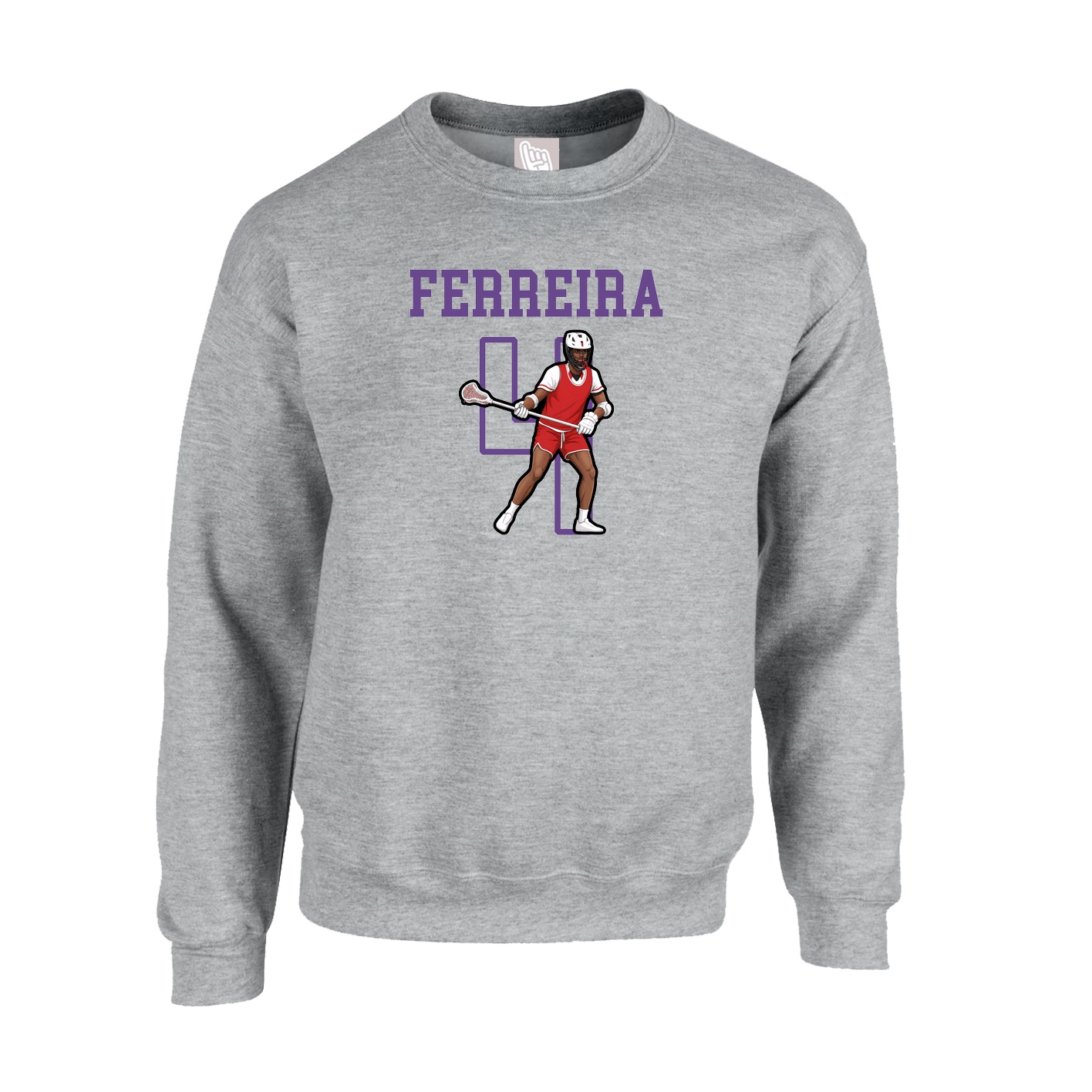 Fleece Crew — Shirsey in Grey