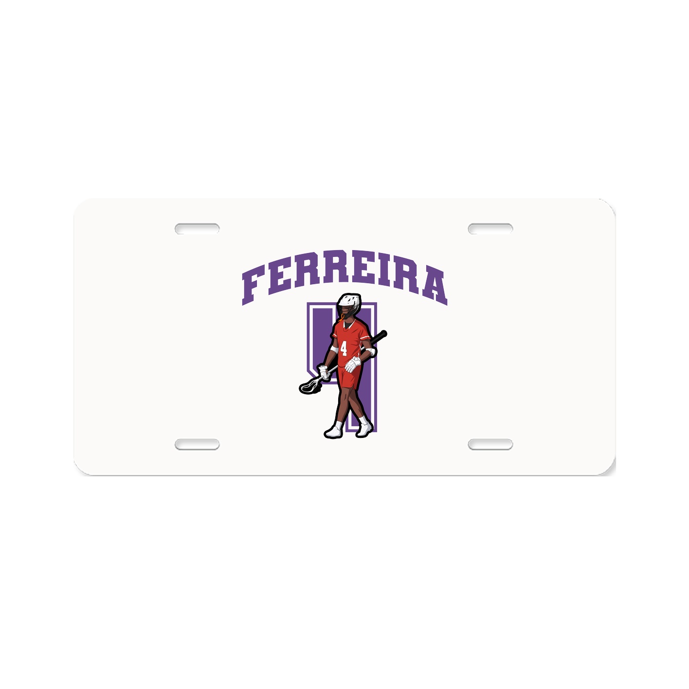 License Plate — Number in Classic