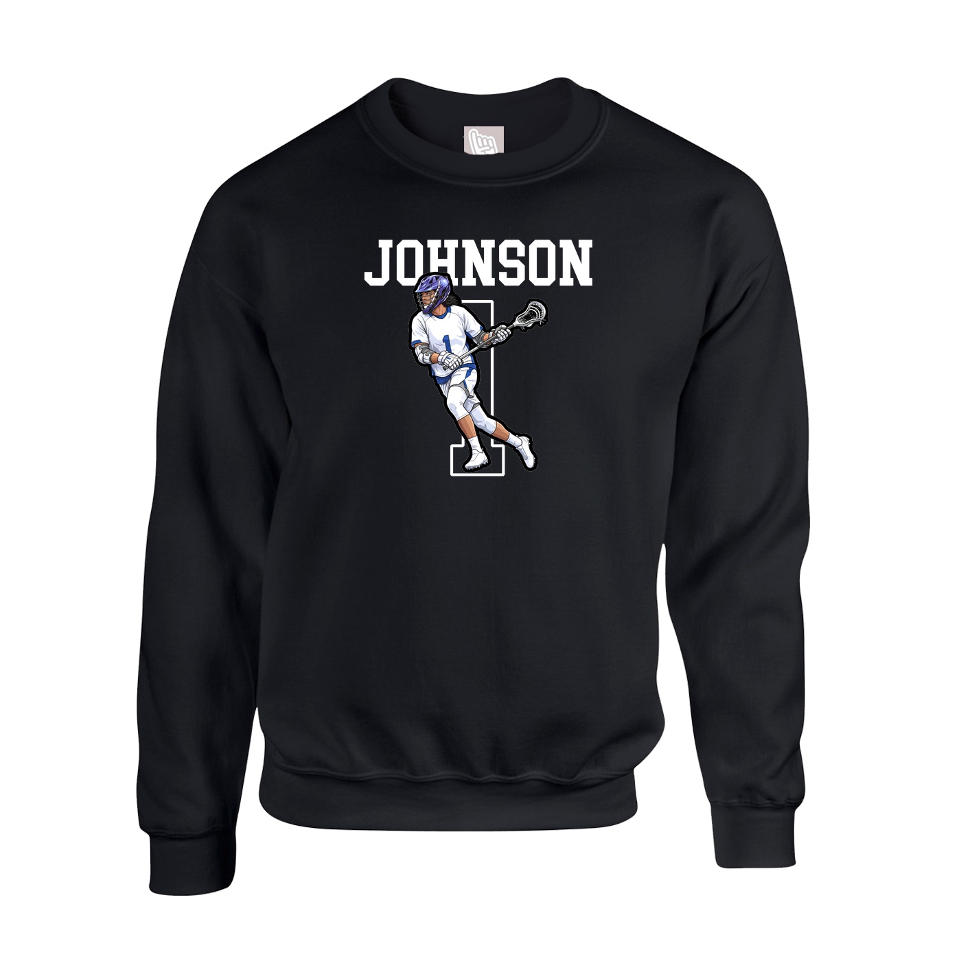 Fleece Crew — Shirsey in Black