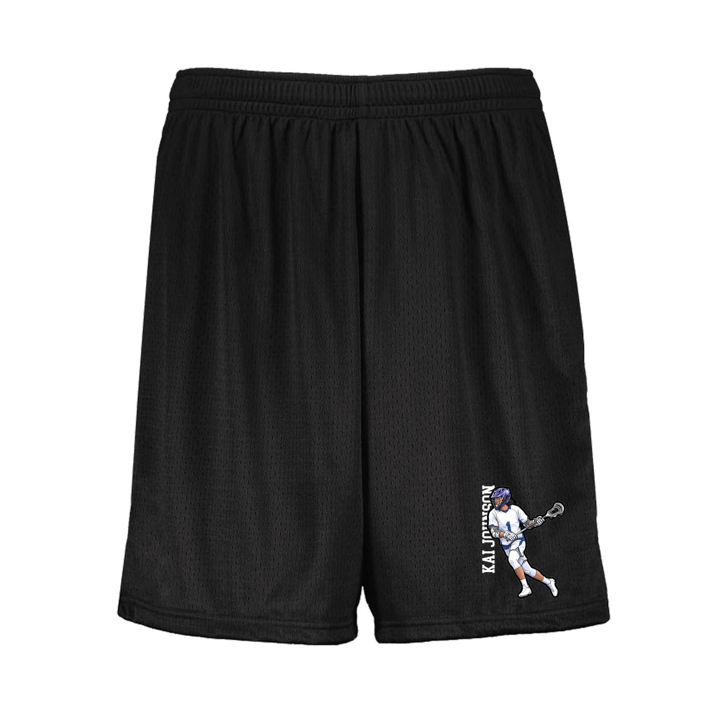 Shorts — Name Vertical in Black