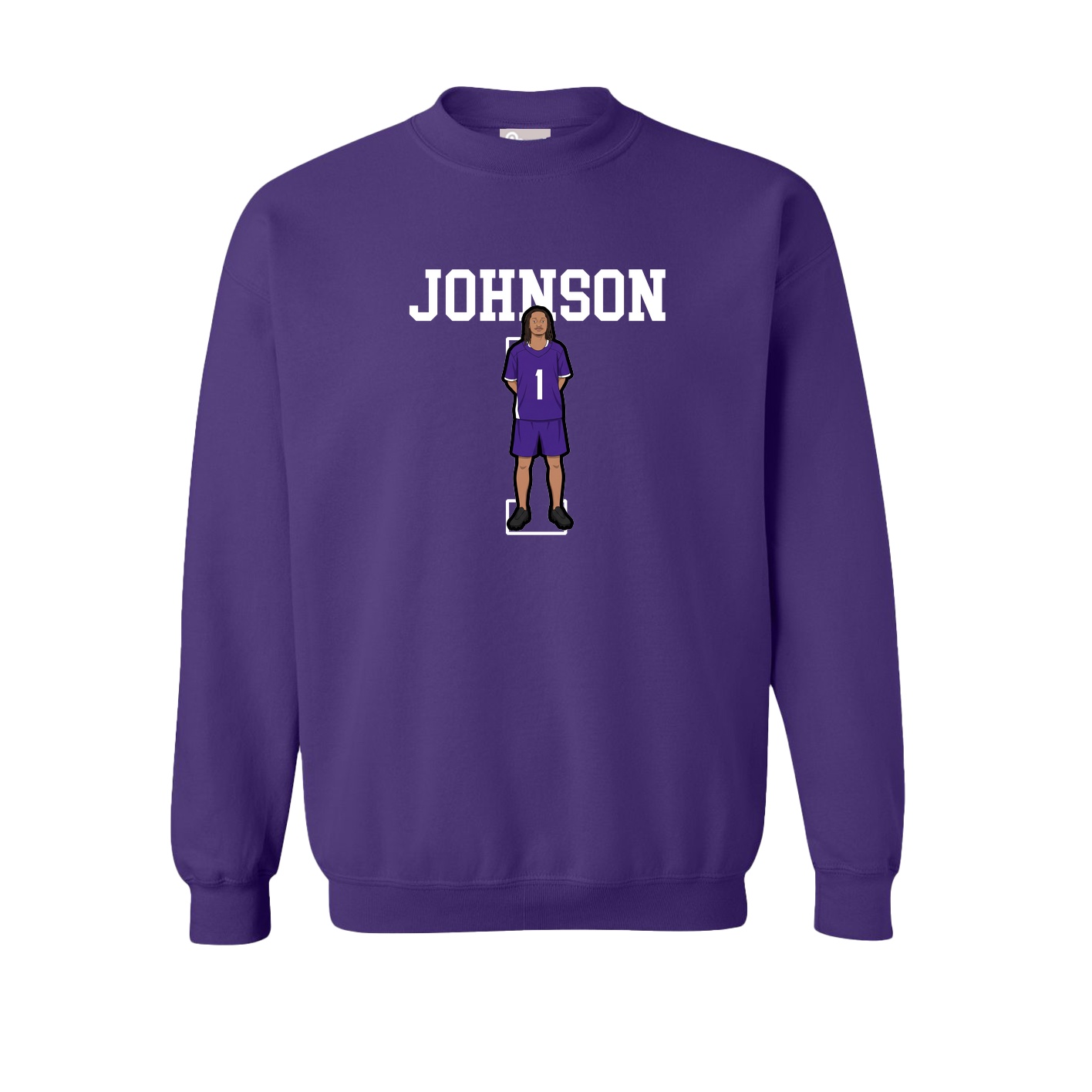 Fleece Crew — Shirsey in Purple