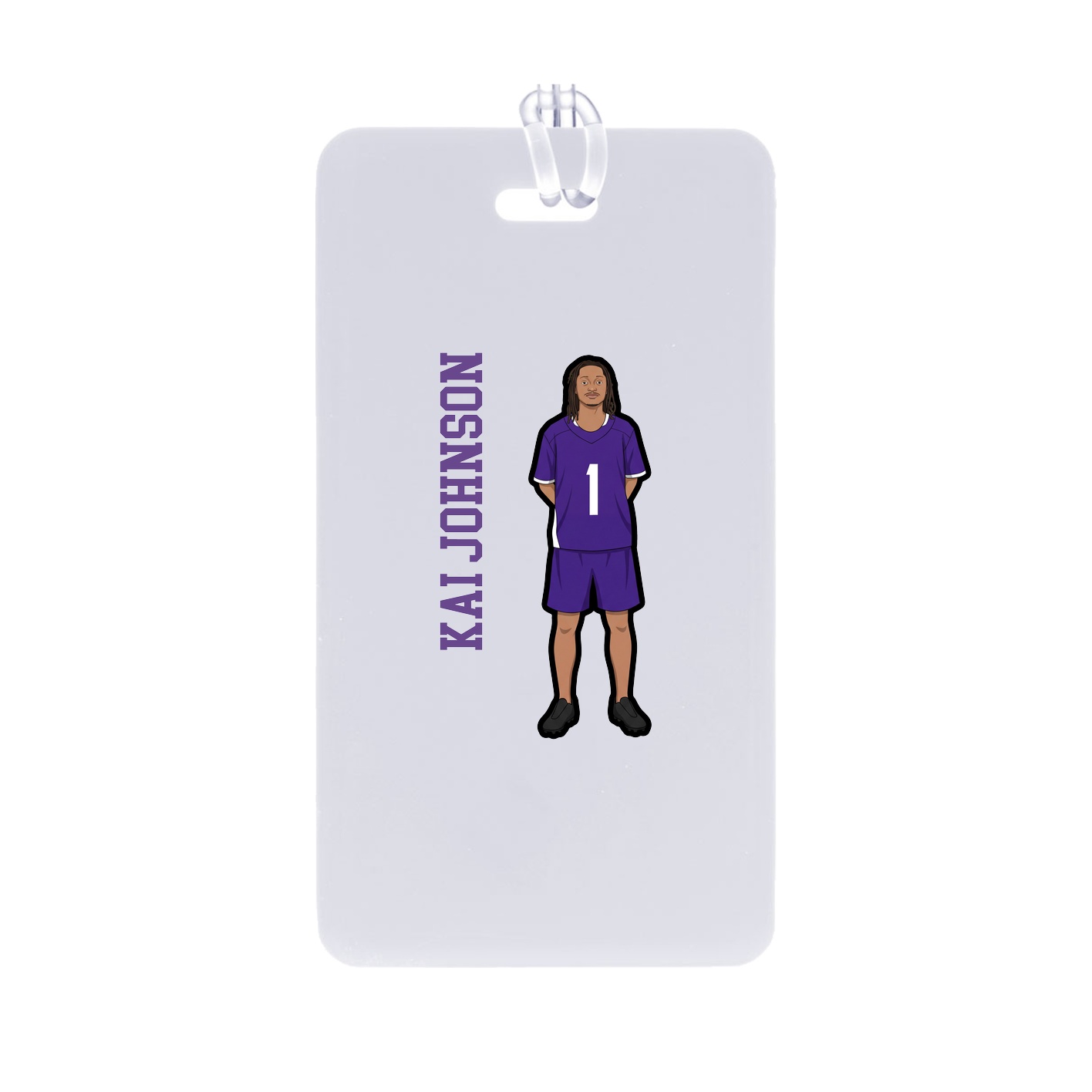 Bag Tag — Name Vertical in Classic