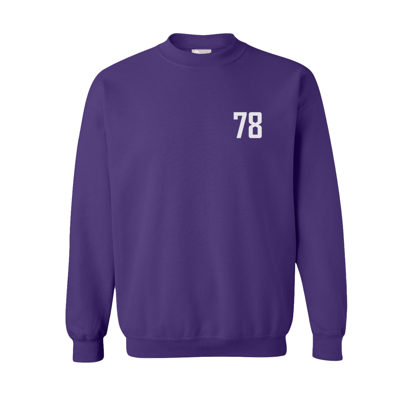 Fleece Crew — Front Shirsy in Purple