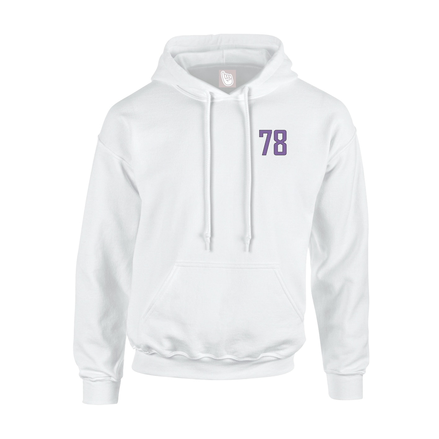 Youth Hoodie — Front Shirsy in White