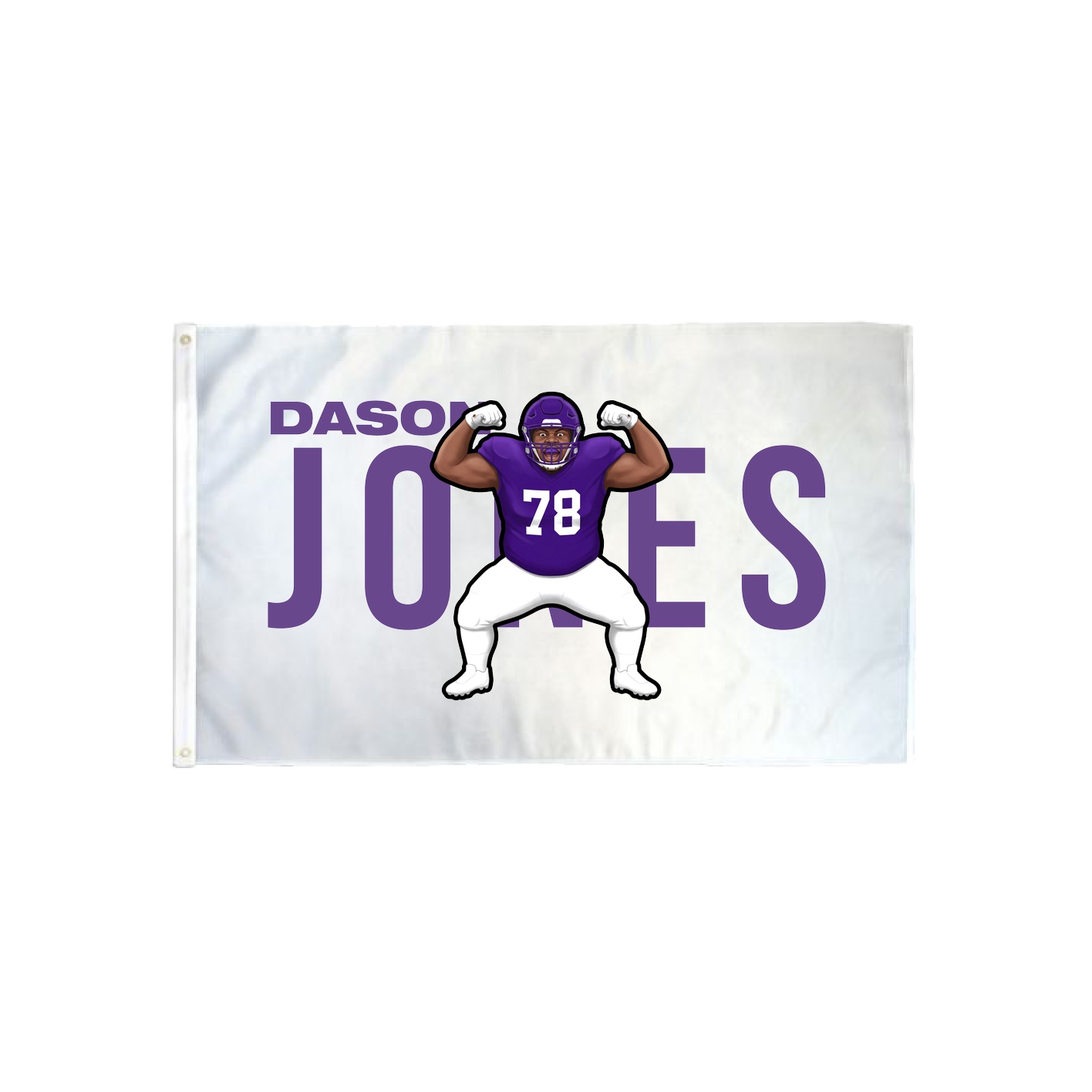 3x5 Flag — Player Name in Classic
