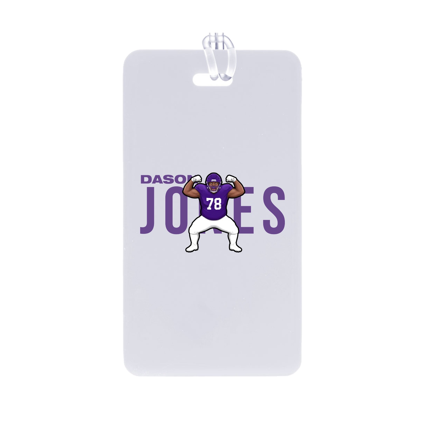 Bag Tag — Player Name in Classic