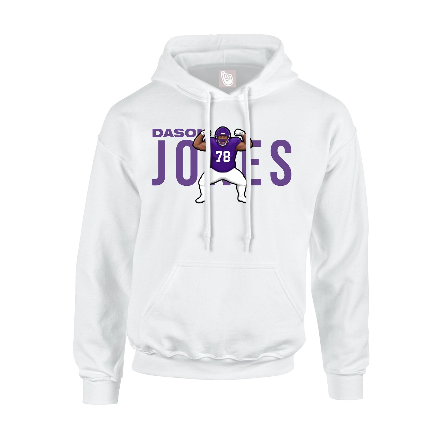Hoodie — Player Name in White