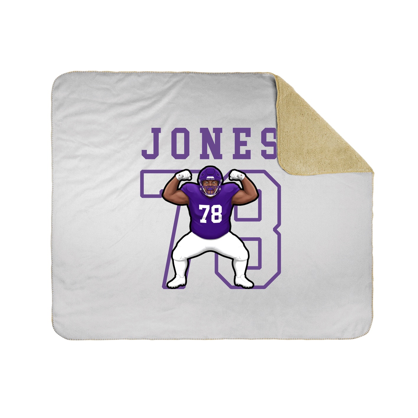 Throw Blanket — Shirsey in White