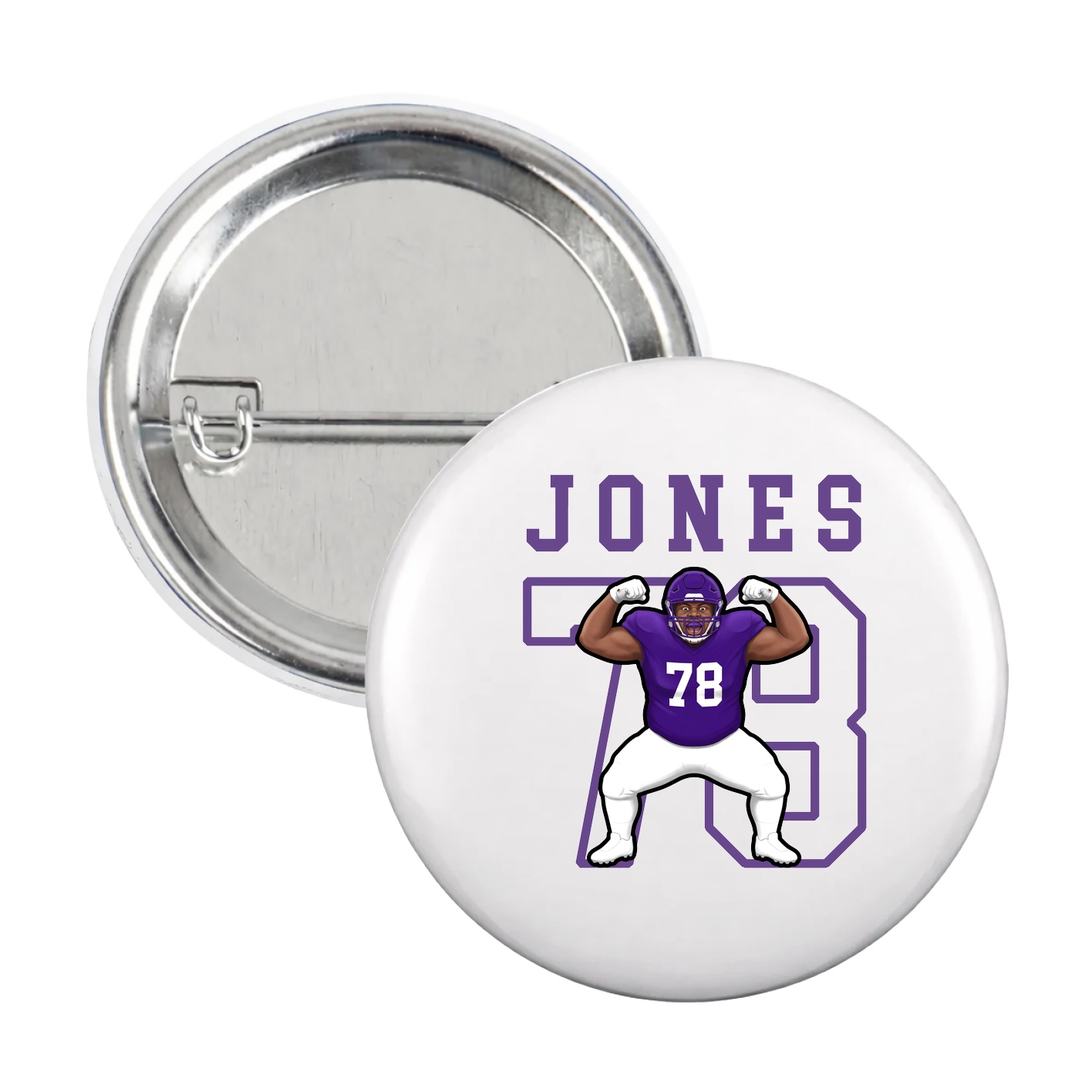 Game Day Button — Shirsey in White