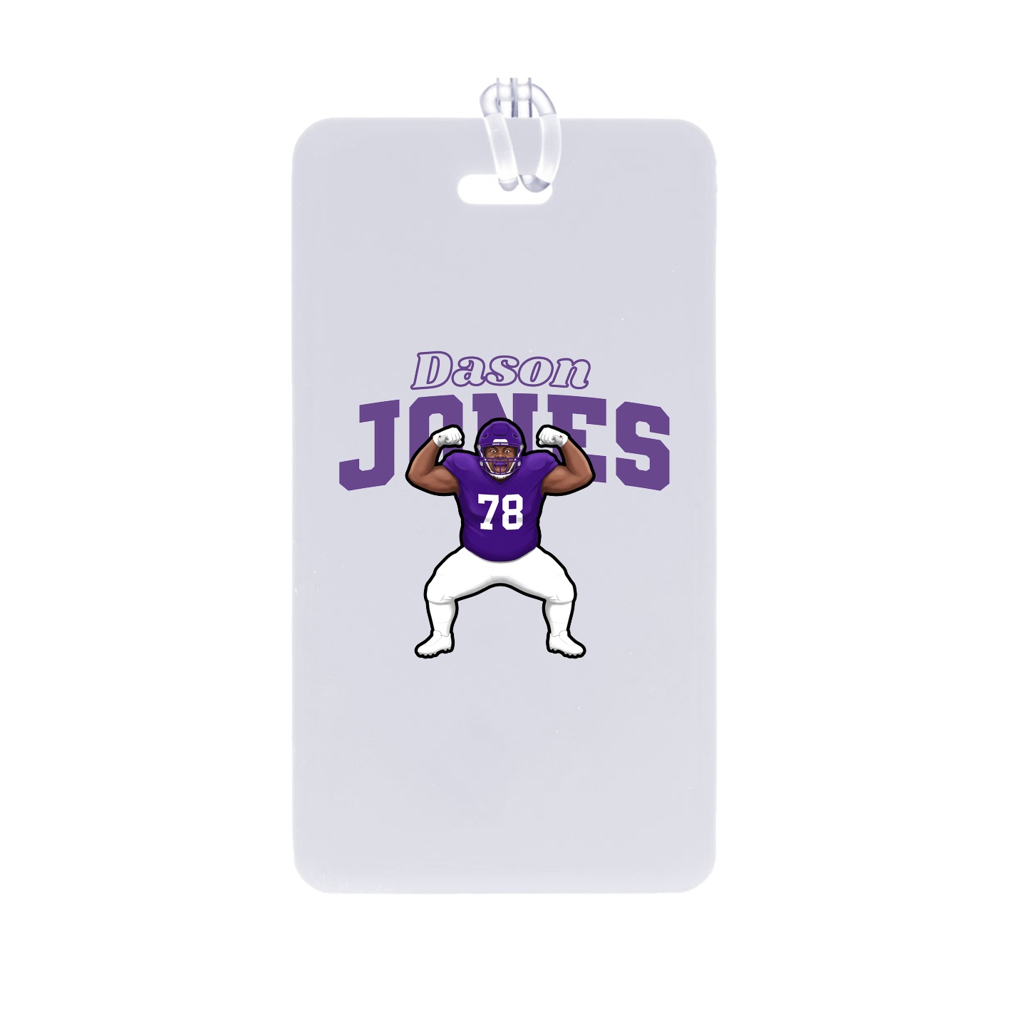 Bag Tag — Name Arch in Classic