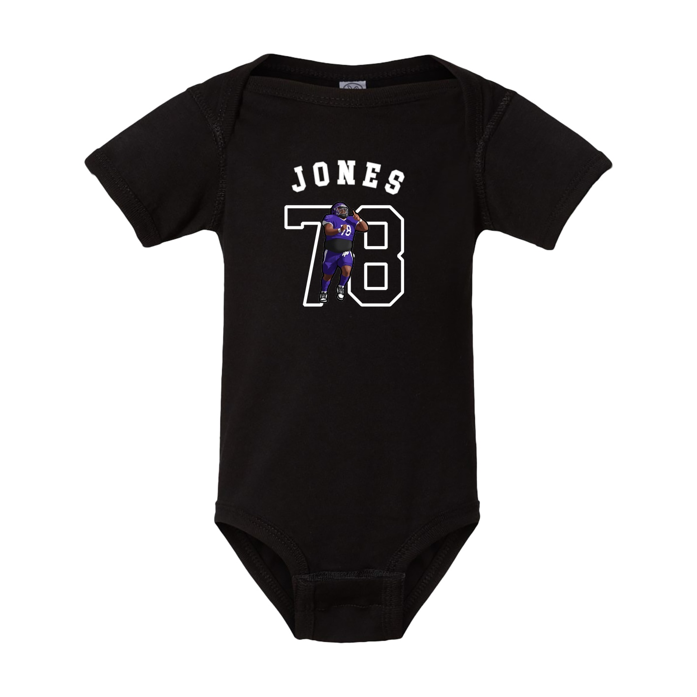 Baby Onesie — Shirsey Arch in Black