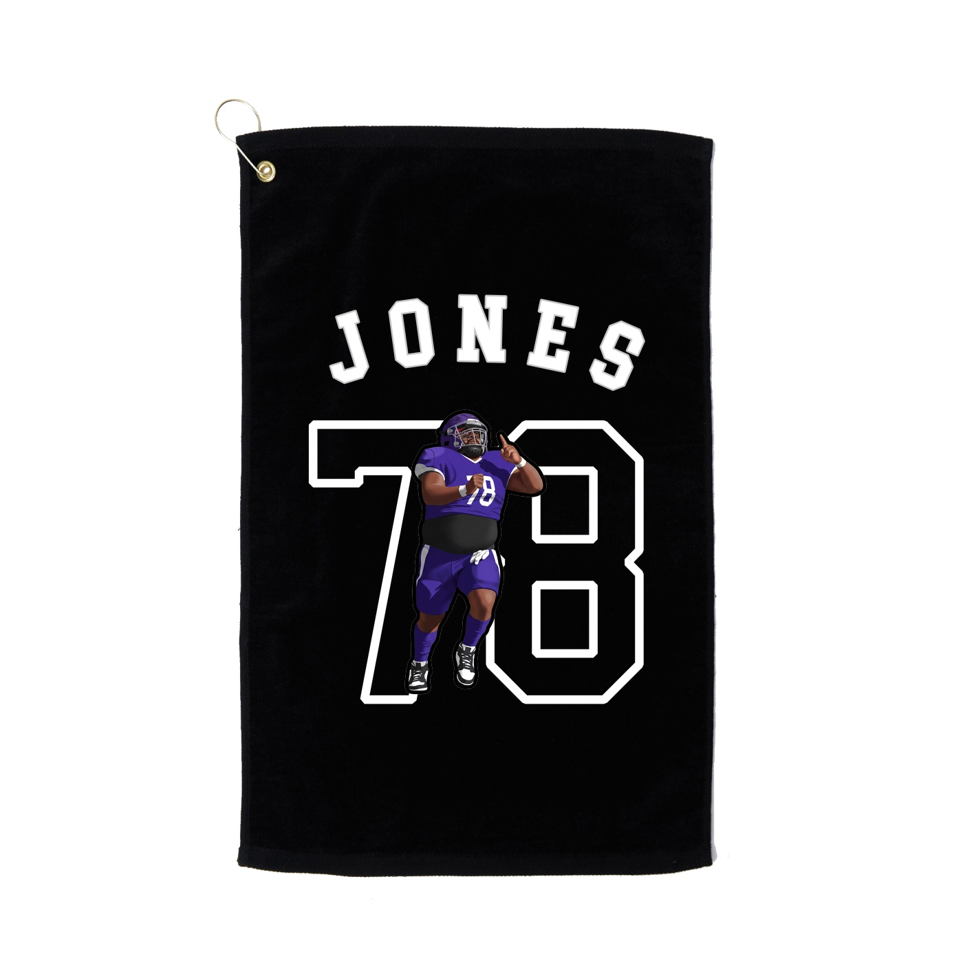 Golf Towel — Shirsey Arch in Black