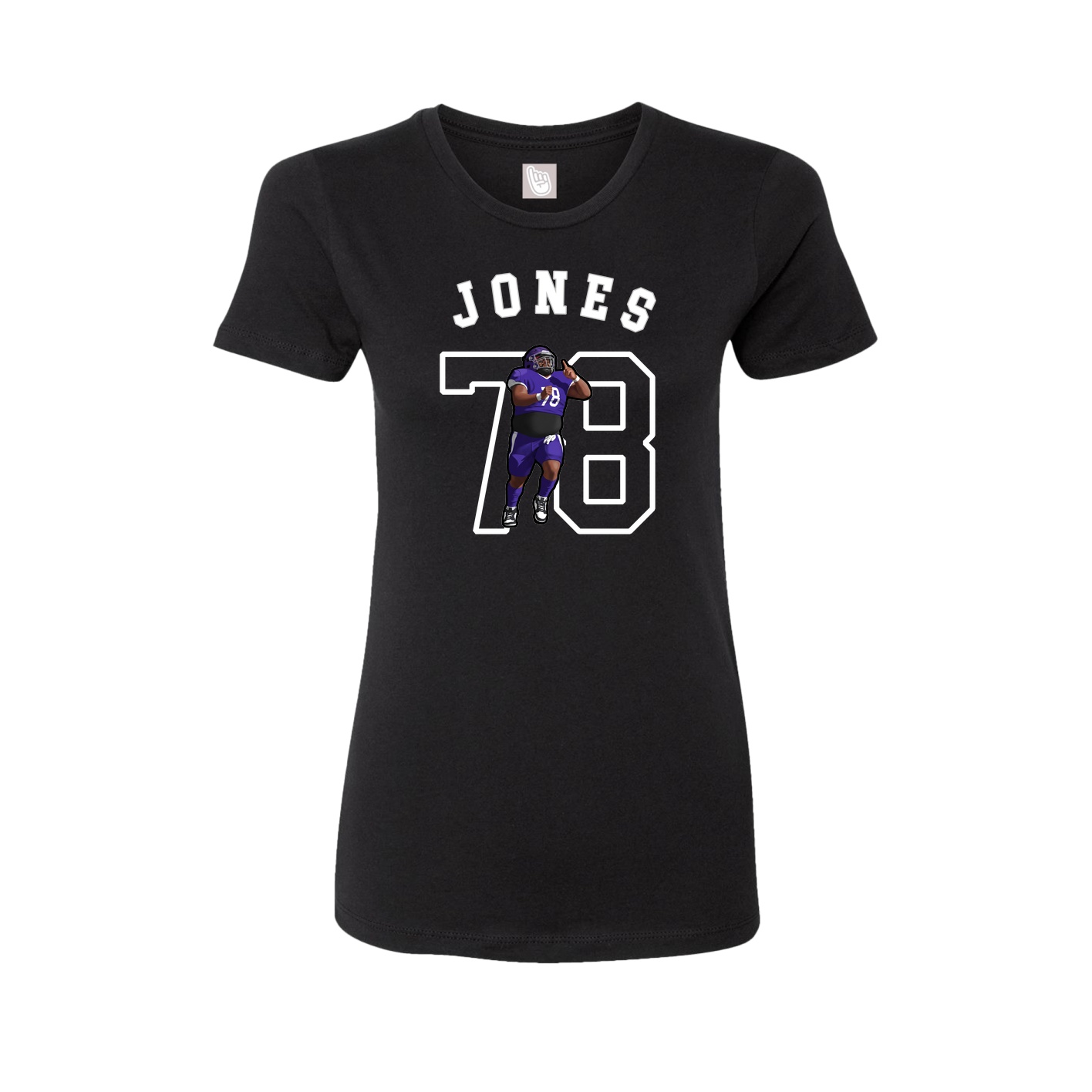 Fitted Women's Tee — Shirsey Arch in Black