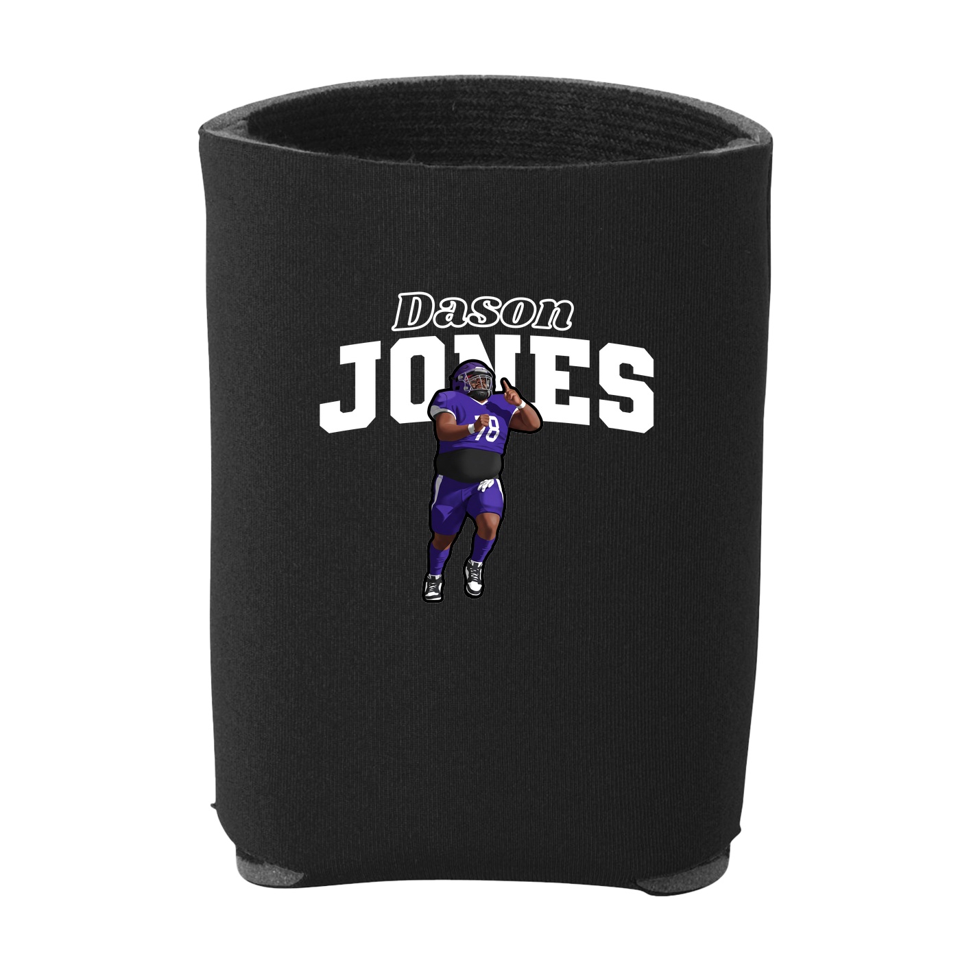 Can Holder — Name Arch in Black