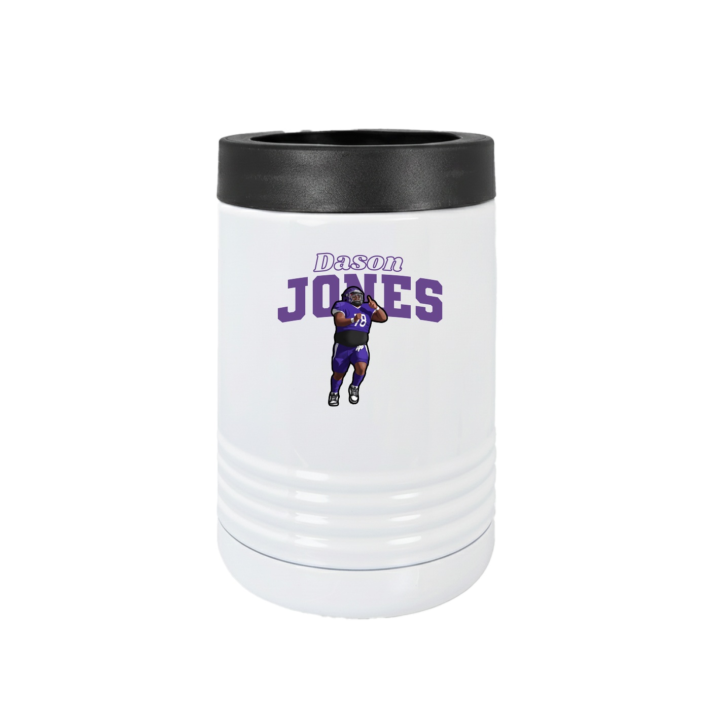 Beverage Holder — Name Arch in White