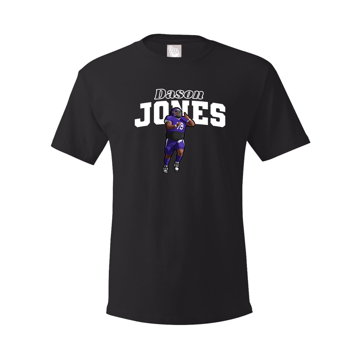 Youth Tee — Name Arch in Black
