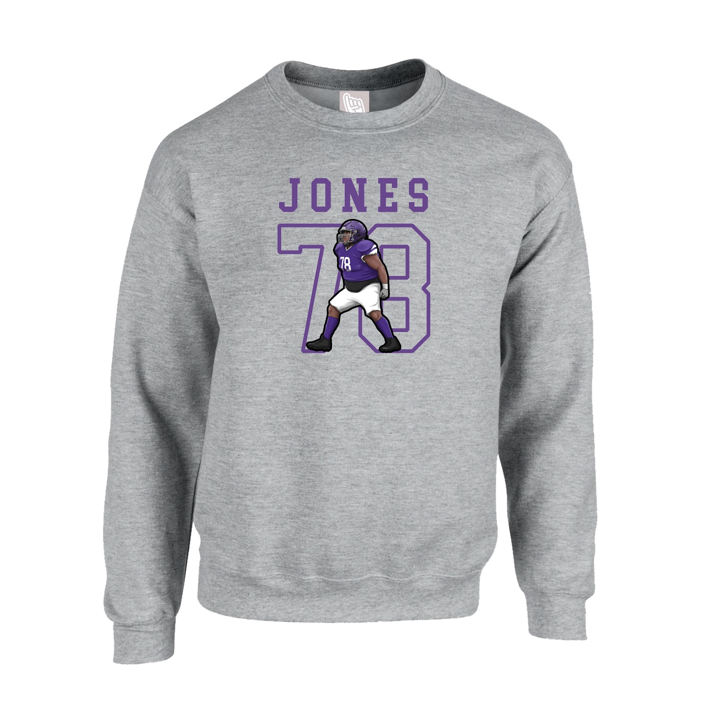 Fleece Crew — Shirsey in Grey
