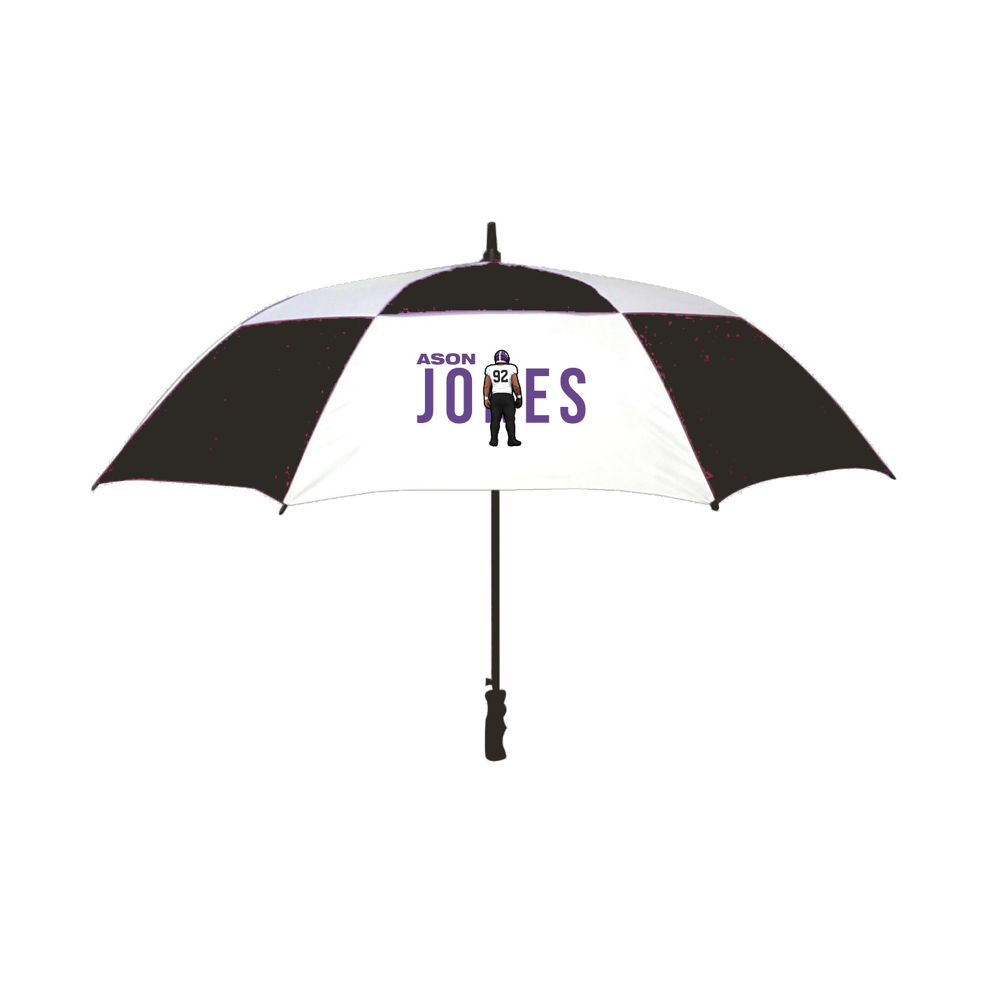 Golf Umbrella — Player Name in Black