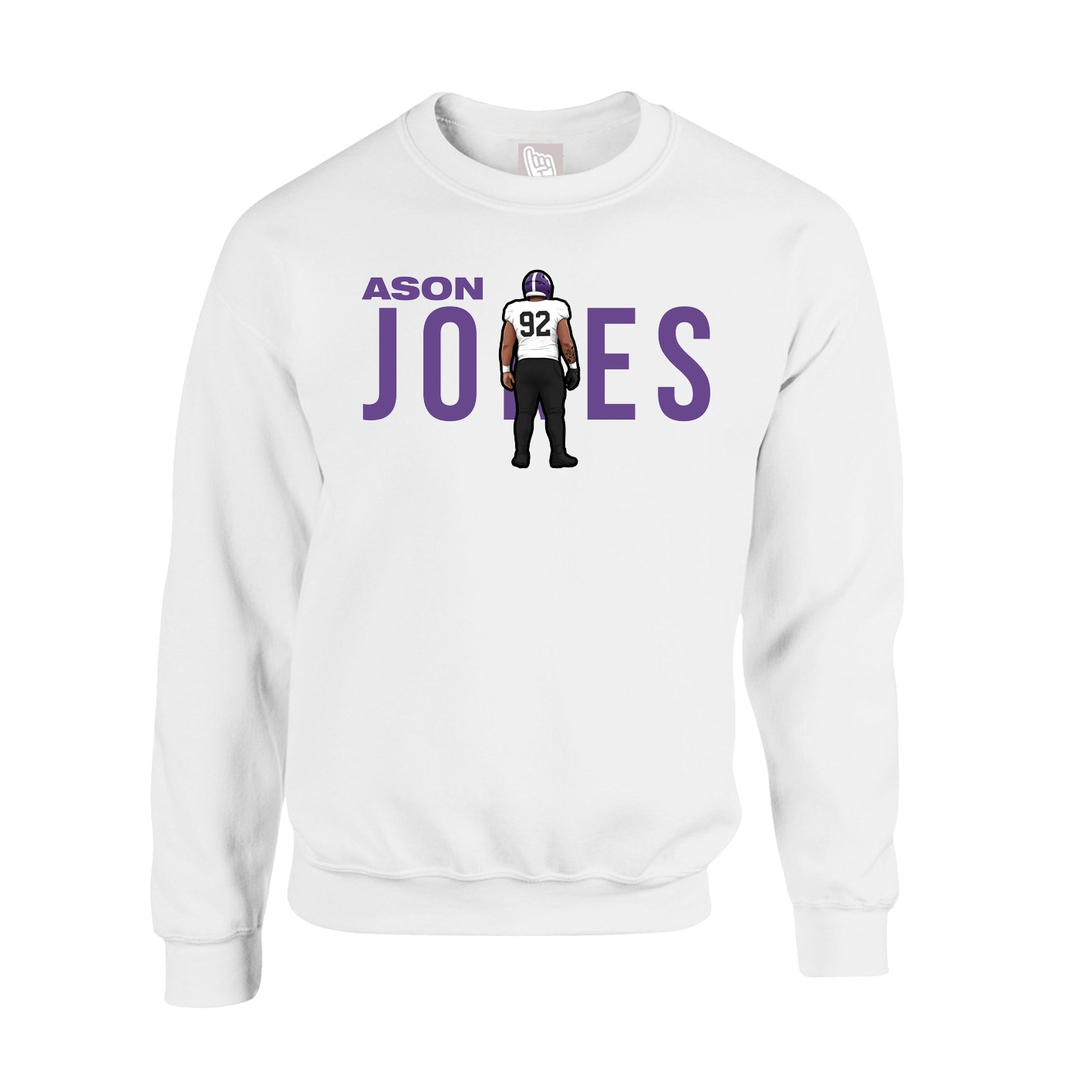 Fleece Crew — Player Name in White