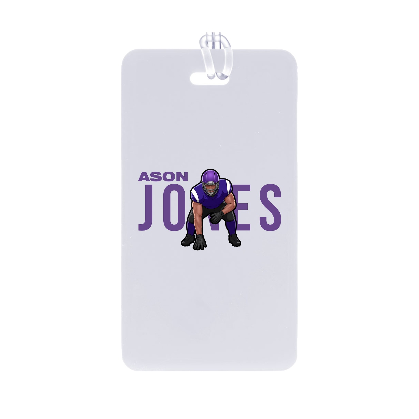 Bag Tag — Player Name in Classic