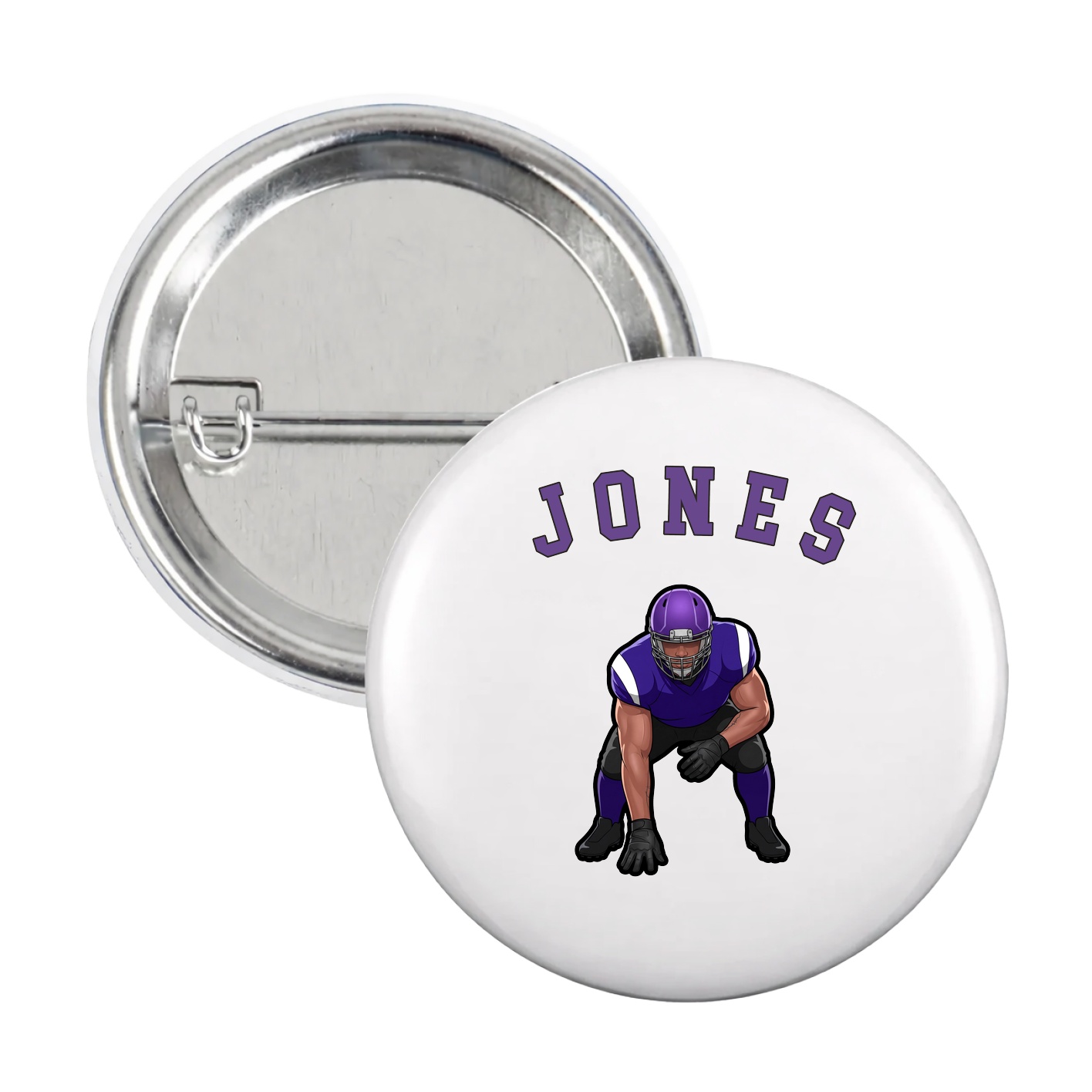 Game Day Button — Shirsey Arch in White