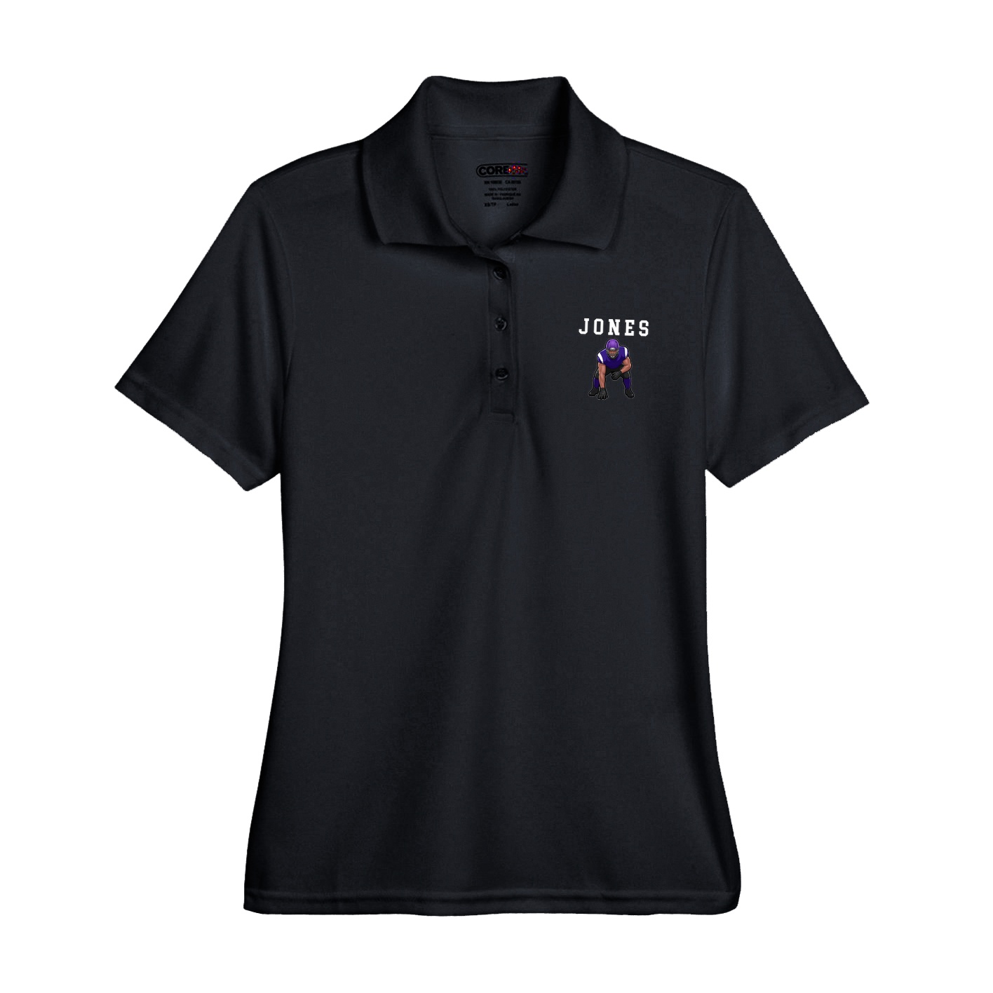 Womens Performance Polo — Shirsey in Black