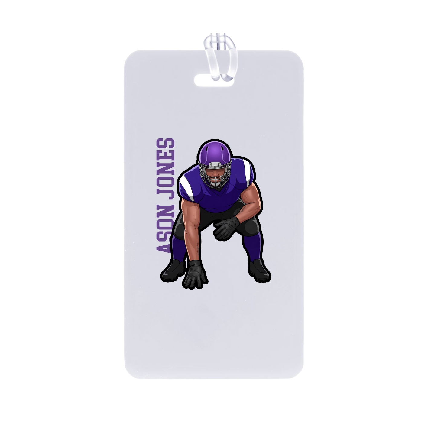 Bag Tag — Name Vertical in Classic