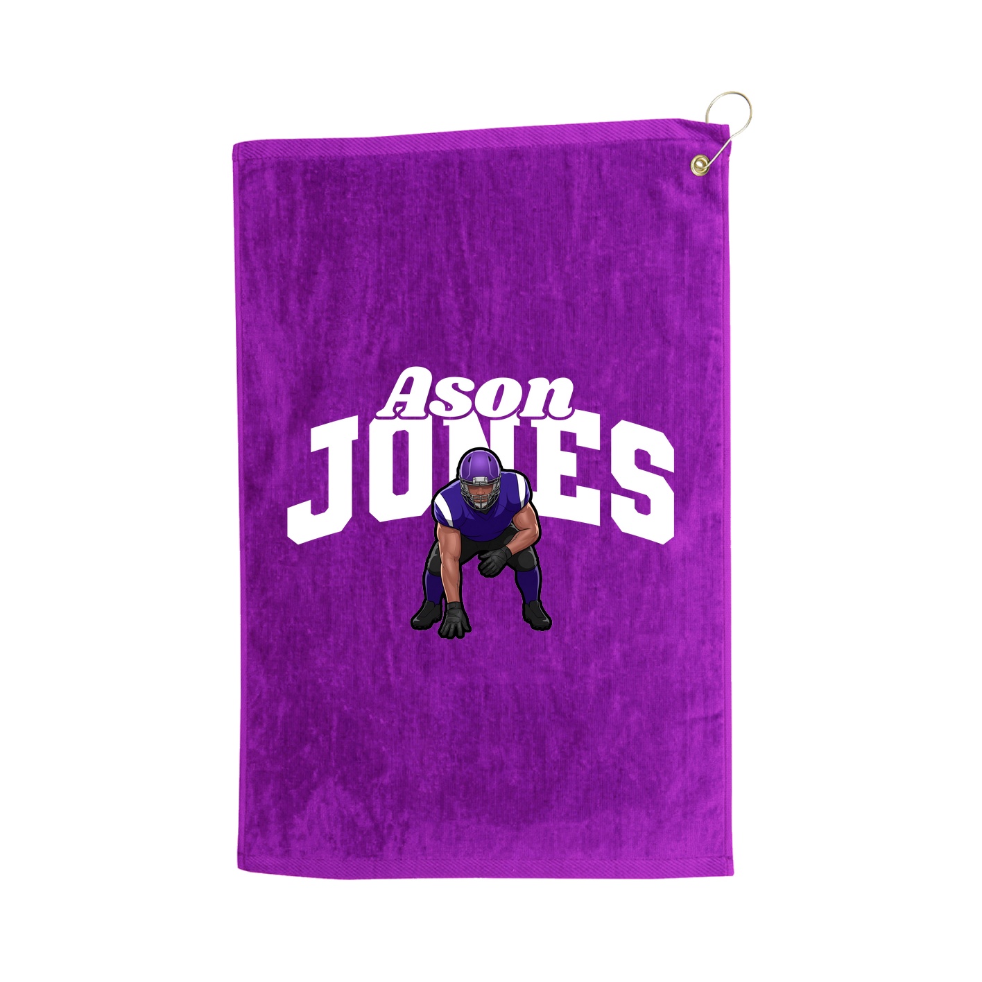 Golf Towel — Signature Arch in Purple