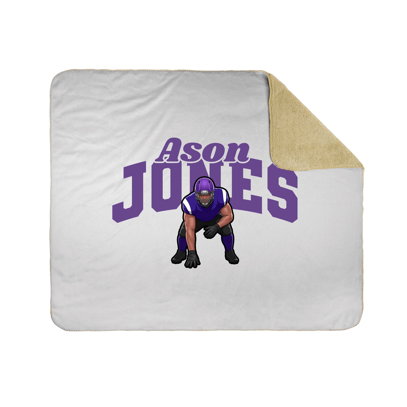 Throw Blanket — Signature Arch in White