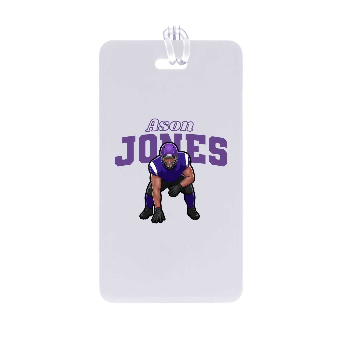 Bag Tag — Name Arch in Classic