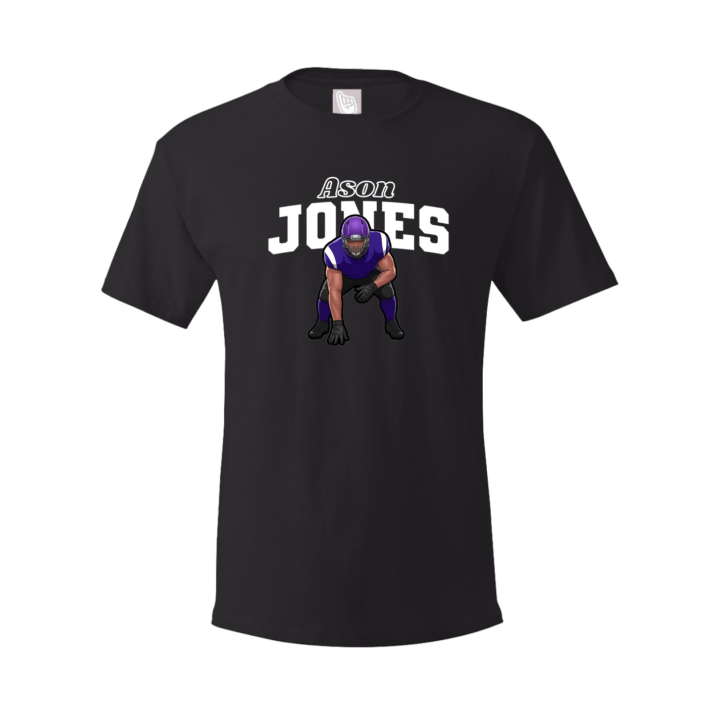 Youth Tee — Name Arch in Black