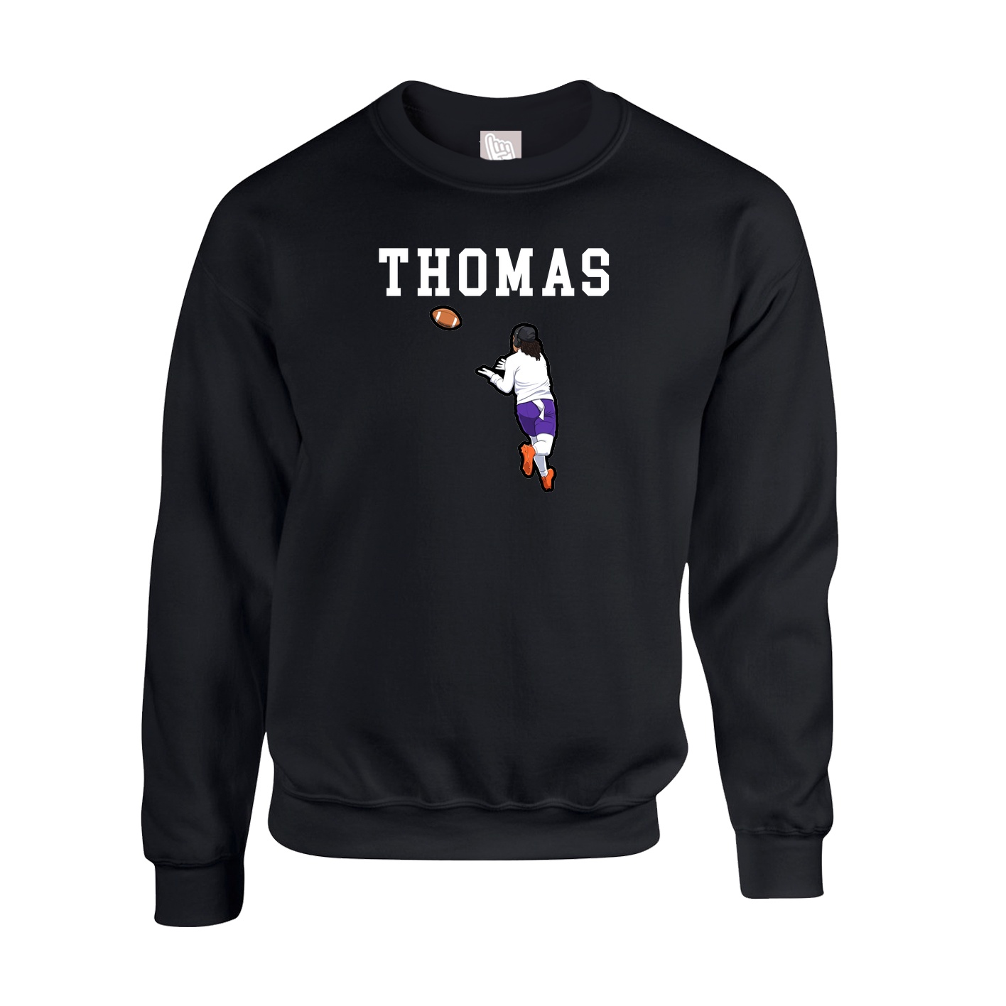 Fleece Crew — Shirsey in Black