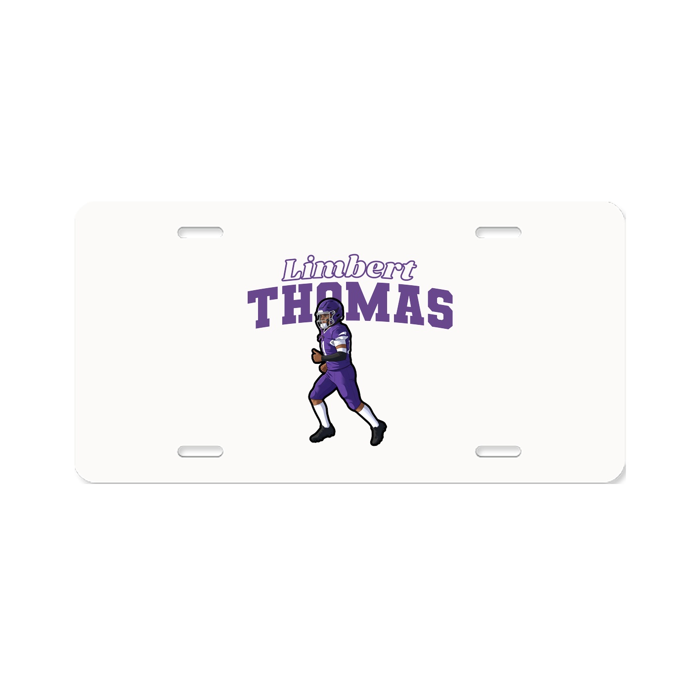License Plate — Name Arch in Classic