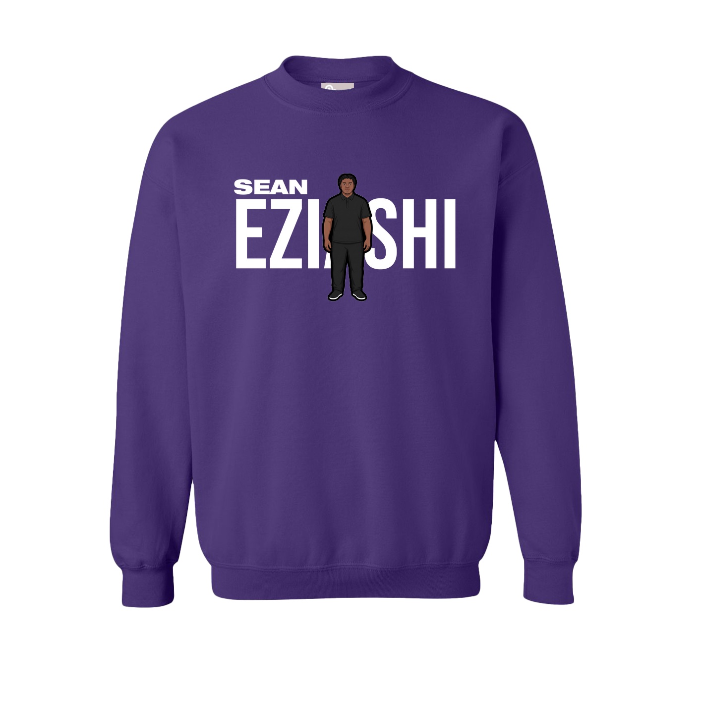 Fleece Crew — Player Name in Purple