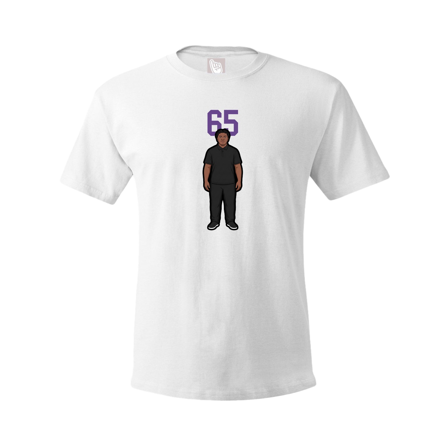 Tee — Number Top in White