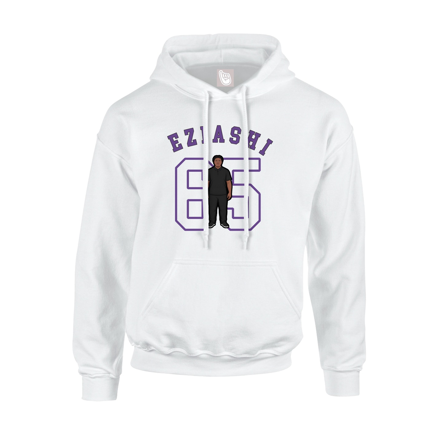 Hoodie — Shirsey Arch in White