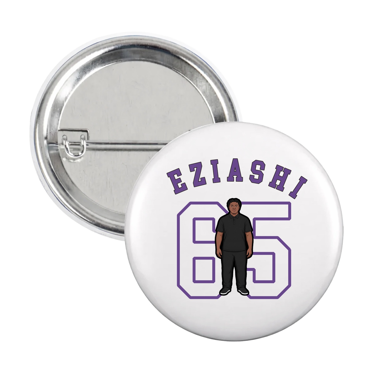 Game Day Button — Shirsey Arch in White